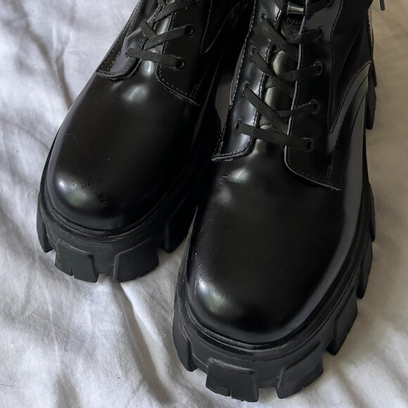 Marc Fisher Hi Fashion Combat Boots - Picture 3 of 10